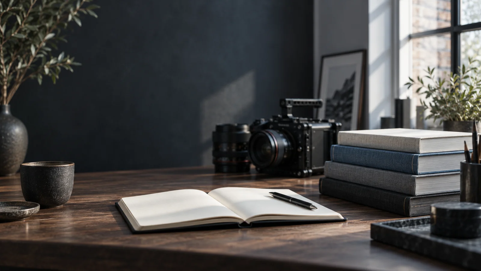 Illustrative personal and professional development scene